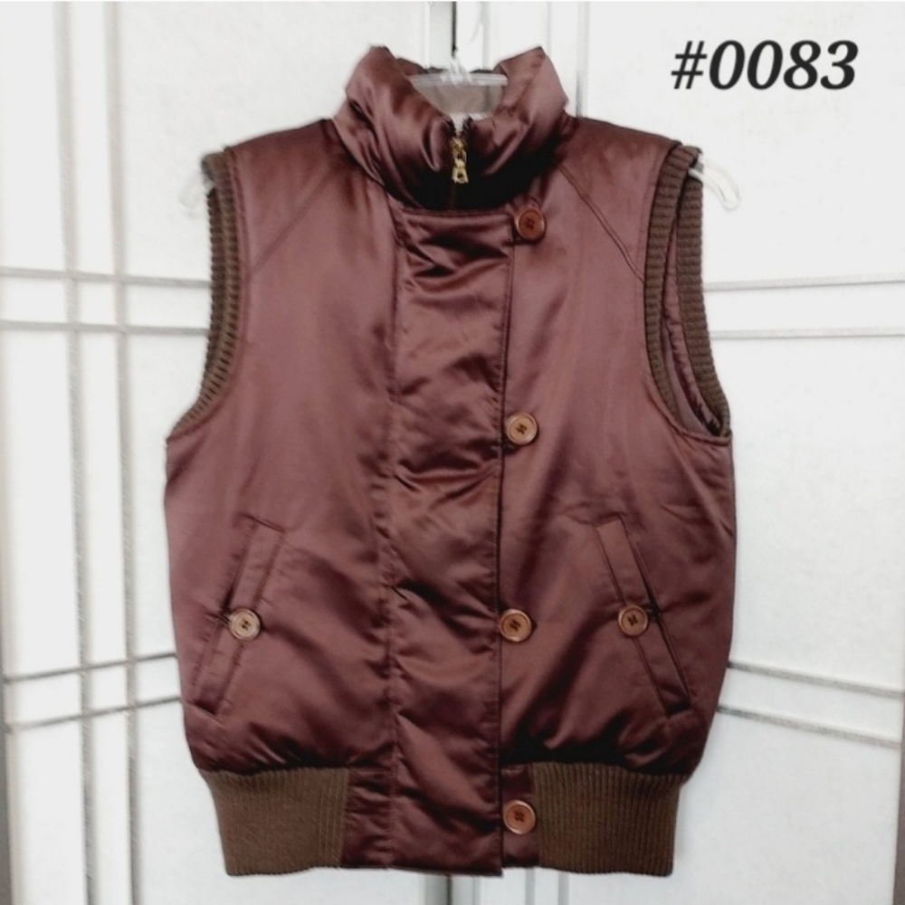 ❤️THEORY brown down vest 🤍size small
